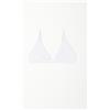 Tezenis Reggiseno Triangolo Lisbon Senza Imbottitura In Pizzo Riciclato Donna Bianco