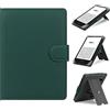 HoYiXi Custodia Universale Compatibile con 6"-6.8" Kobo/PocketBook/Tolino/Sony E-Book eReader Kindle Paperwhite/Kobo Clara HD/Kobo Clara 2E Pelle Cover con Stand per 6-6.8" E-Book Kindle, verde