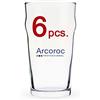 Arcoroc - Set 6 Bicchieri Birra - Mod. NONIC 57 - 1 Pinta - 57 cl. - Conf. Bulk