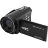 Luqeeg Camcorder con Videocamera 4K, Videocamera per Vlogging Portatile, Videocamera Pixel 56 MP con Zoom Digitale 18X Fotocamera Touchscreen 3,0 Pollici Antivibrazione per Acquisizione