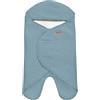 BÉABA, Babynomade Doppio Pile Polare, Coperta Invernale per Neonati,Compatibile con Seggiolino Auto/Pram/Sat, Morbida,Calda,Idrorepellente,Traspirante,Passaggio Imbracatura,Blu Baltico/Bianco,0-6 Mesi