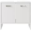 Pelipal GmbH Pelipal - Mobile lavabo Quickset 300 in bianco, larghezza 60,6 cm, senza lavabo con 2 ante