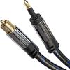 KabelDirekt - Cavo ottico audio digitale Mini-TOSLINK con protezione del segnale - 2 m (Mini-TOSLINK a TOSLINK, cavo digitale S/PDIF/ per soundbar, stereo/amplificatori, Hi-Fi, intrecciato in nylon)