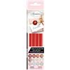 Aladine Bastoncini di Cera - Pack 4 Flessibile Rotonda Red Wax Sticks - 13+