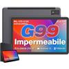 AGM PAD P1 Tablet 10,36 2K FHD IPS Android 13, 8GB+256GB/2TB TF, MTK G99, Doppi Altoparlanti, Batteria 7000mAh, Dual SIM 4G, Con Custodia di Protezione, 5G WiFi GPS