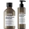 L'oreal serie expert absolut repair molecular kit shampoo 300 ml - conditioner 250 ml