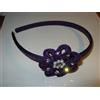 CELESTE Srl Cerchietto Capelli Uncinetto E Strass Celeste 1 Pezzo