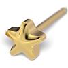 STUDEX ITALIA Srl System75 Stella 4mm Acciaio Placcato Oro Studex 1 Pezzo