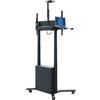 Hagor HP Twin Lift M-B - sistema mobile con altezza regolabile elettricamente per display 55-86| VESA max. 900x600 | portata 120 kg