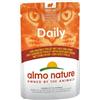 almo nature Daily Cibo Umido Completo per Gatti Adulti con Pollo e Anatra - 30 Bustine da 70G - 2500 g