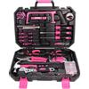 SIXTOL HOME PINK 128 | Set di attrezzi in valigetta | Per uso domestico