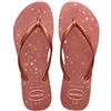 Havaianas - Slim Gloss, Infradito Eleganti, Resistenti e Versatili con un Tocco di Brillantezza, Suola Antiscivolo, Donna