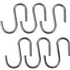Metaltex H&H 350342 Lonardo Set 6 Ganci Cromati