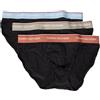 Tommy Hilfiger Confezione 3 Slip Uomo tripack Mutande Underwear Articolo UM0UM01655 3P WB Brief, 0Y4 Vessel Blue/Dockside/Silver, M