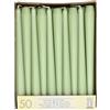 PAPSTAR 50 candelabri con diametro 2,2 cm, 25 cm, colore verde giada