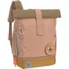 Lässig Zaino per l'asilo Zaino per bambini Rolltop con cinghia pettorale idrorepellente, 11 litri/Mini Rolltop Backpack Nature hazelnut