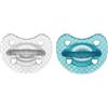 Chicco PhysioForma Gommotto Luxe, Ciuccio in Silicone 16 - 36 Mesi, Set di Gommotti Morbidi e Delicati, Supportano la Respirazione Fisiologica e Favoriscono il Corretto Sviluppo della Bocca, 2 Pezzi