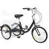 Fetcoi 20 pollici 8 velocità 3 ruote triciclo bici adulto con cestino per la spesa per anziani, ragazze, ragazzi, uomini e donne