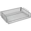 OSCO Mesh Letter Tray Scratch-Resistant Stackable Side-Load Landscape Foolscap Silver Ref Lt-Ssl S, argento
