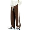 Oanviso Pantaloni da Uomo Classics Pantaloni Corduroy Cargo Pants Larghi Pantaloni con Elastico in Vita Pantaloni Casual Multi-Tasche Pantaloni in Velluto a Coste Pant Comodi e Morbido B Marrone S