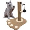 Pacienjo Torre per gatto con tiragraffi | Tiragraffi Appeso Giocattoli in sisal - Hangings Sisal Toys Albero per gatti interattivo per interni - Albero di Mobili di Gatto Giocattoli per Pacienjo