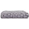 Dreams & Drapes Aveline - Telo da bagno in 100% cotone, 90 x 150 cm, colore: Grigio