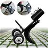 Miyobing Diserbatrici Manuali con Ruote Attrezzi Giardino, Estirpatore Erbacce per Fessure Strumento 2 in 1 Snatcher Macchina da Taglio per Erba per Giardino, Terrazzo, Marciapiede