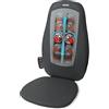 Homedics Sedile Massaggiante Shiatsu per Schiena e Spalle con Opzione Riscaldante e Vibrazione, Massaggiatore con 3 Programmi per Diverse Aree, Regolabile, Portatile