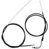 GOOFIT Cavo di Cottura da 150 cm e Cavo acceleratore da 129,5 cm per 2 Tempi 49 CC, 50 CC, 60 CC, 80 CC