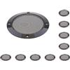 Generic 10 set di griglie per altoparlanti RV da 10,2 cm, copertura per subwoofer, colore nero, 10,2 cm