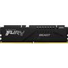 Kingston Technology Memoria Kingston Technology FURY Beast 128 GB 5200 MT/s DDR5 CL40 DIMM (Kit da 4) Black XMP [KF552C40BBK4-128]