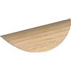 ALLES IM GRIFF Maniglia in legno Archive LA 64 mm, larghezza 107 mm, maniglia per mobili in legno per armadi e cassettiere, rovere grezzo