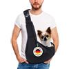 AVIDA ZEN Borsa per cani fino a 10 kg, borsa per il trasporto regolabile, borsa per cani di piccola taglia e gatti, borsa da viaggio, borsa per il trasporto (nero)