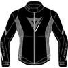 Dainese Veloce Lady D-Dry Jacket, Giacca Moto 4 Stagioni, Donna, Nero/Charcoal-Gray/Bianco, 38