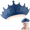 UBRAVE Cappello Doccia Bambini, Doccia Cap per Bambino,Visiera Doccia Bambini,Cuffia da Doccia In Morbido Silicone,Cappello da Doccia per Bambini Regolabile,Prevenire l'Acqua Flusso Verso Occhi e Viso, Blu
