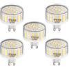 TECNOLUX EURO Lampadina LED G9 220 V 3000 K luce fredda 9 W (5 unità)