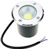 Onerbuy 12V LED COB Underground Path Light Low Voltage Paesaggio Faretti a incasso Faretto decorativo da esterno per giardino, giardino, vialetto, coperta, patio, IP67 Impermeabile (Bianco caldo, 5W)