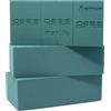 Flowerbox 3X spugna floreale originale Oasis® Premium - 3-4 giorni di freschezza dei fiori extra grazie all'impregnazione MaxLife - 23 x 11 x 3,6 cm - Spugna floreale bagnata per fiori, matrimonio