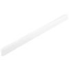 Mital Maniglia Mogan LA 256/288/320 mm, larghezza 350 mm, maniglia per mobili di design, zinco pressofuso bianco lucido