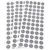 Adsamm® / 180 x feltrini autoadesivi ultrasottili/Grigio/ø 14 mm/Rotondo/piedini per mobili in feltro extra fine da 1.5 mm di spessore/pad protettivi per arredi