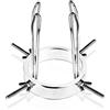 AMAZBEE Dilatatori vaginale in metallo Plug anale, donne 4 viti/6 viti in acciaio inox dilatatore anale, dilatatore anale regolabile Labia Expander, SM Bondage Sex Toys per gli uomini (4 Screws)