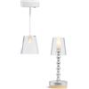 LUNDBY Set di illuminazione per casa delle bambole, accessori per la casa delle bambole, lampada a sospensione, lampada da terra e lampada da soffitto, in miniatura, casa delle bambole, lampada a