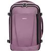 ECOHUB Zaino Ryanair 40x20x25 da Viaggio 13 Tasche Bagaglio a Mano Valigia Sotto il Sedile Maniglia Borsa Aereo Ecologica in PET Riciclato da 20 Litri, Brevettato(Rosa)