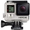 GoPro CHDHX-401-DE HERO4 Black Edition Adventure Videocamera 12 MP, 4K/30 fps, 1080p/120 fps, Wi-Fi, Bluetooth, Versione in Inglese/Tedesco
