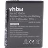vhbw batteria compatibile con Archos 40 Titanium smartphone cellulare (1350mAh, 3,7V, Li-Ion)