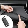 CGEAMDY Striscia Di Decorazione per Interni Auto, Modanatura Interni Auto, Striscia Adesiva Decorativa per Decorazione Interno Auto 2 Metri, Universale Striscia Flessibile Decorativa(Nero)