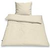 SETEX Biancheria da letto a mezza lino, 155 x 220 cm, 55% lino, 45% cotone, morbida finitura lavata, 2 pezzi, beige cipria