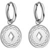 Purelei Orecchini Lolani (Argento) - Orecchini donna in resistente acciaio inossidabile - Orecchini argento impermeabili da donna - Diametro 1,4 cm - Gioielli per un look personalizzato