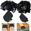 YOUNGSAY 60 Pezzi Supporti per Doghe in Plastica, Nero Supporto Doghe Antirumore, Dimensioni Interne 55 x 9mm Supporto per Doghe Letto Singolo Regolabile, Per Letti Matrimoniali e Singoli (2 Stili)