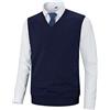 KTWOLEN Gilet da Uomo Inverno V-Collo Senza Maniche Gilet con Scollo V Panciotto Maglione Cardigan Canotte Pullunder Smanicato Pullover (Nero, XL)
